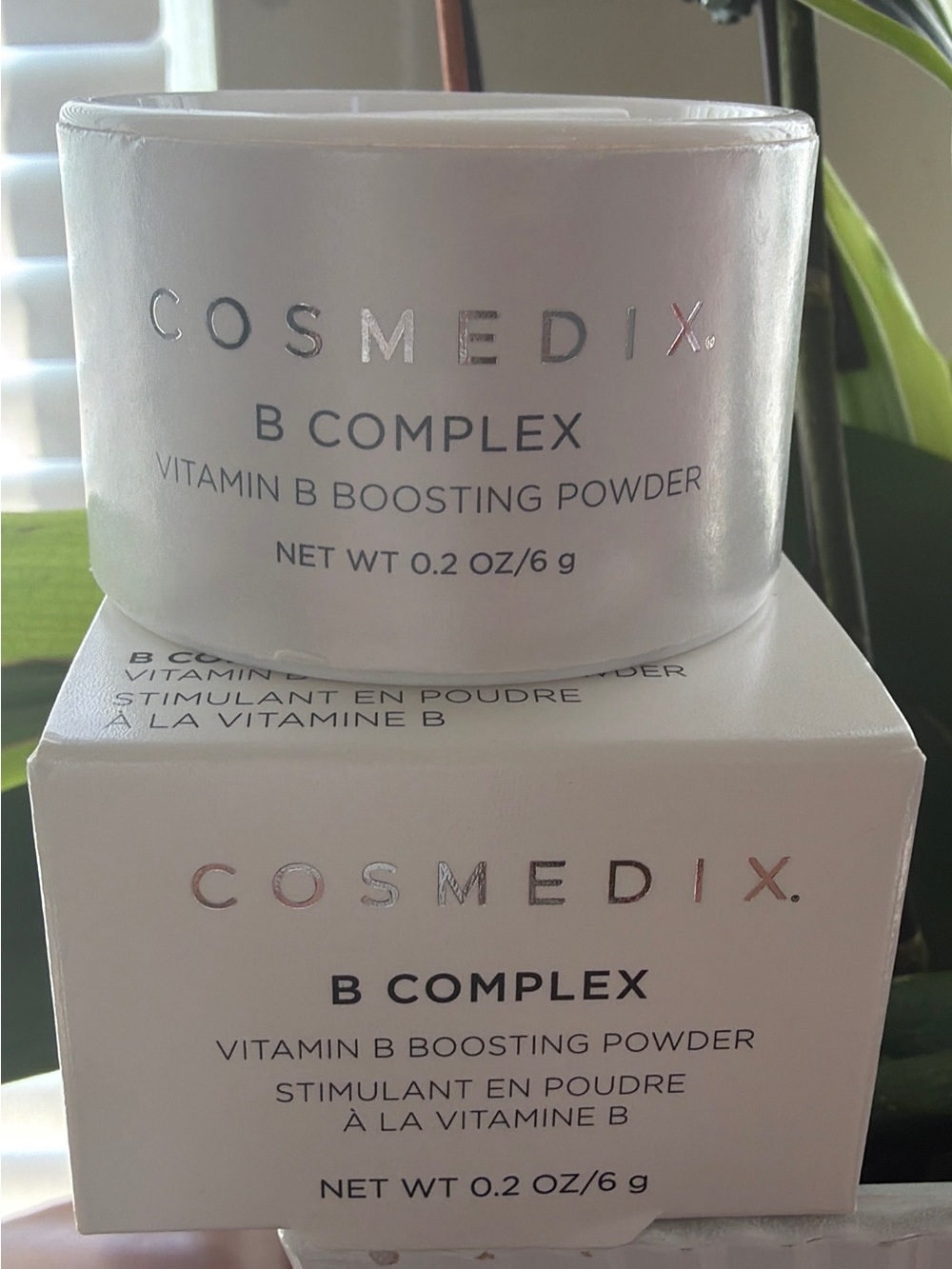 COSMEDIX B Complex Vitamin B Boosting Powder — White and Silver